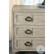 Santa Barbara Sandstone and Travertine Stone 3 Drawer Bachelor's Chest