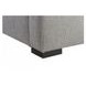 Zest Light Gray Queen Upholstered Panel Bed
