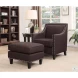 Emery Chocolate Ottoman