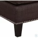 Emery Chocolate Ottoman