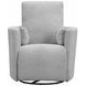 Trenton Vincent Fog Manual Swivel Glider Recliner with Pillows