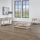 Gabby Light Brown Rectangular Coffee Table with Casters