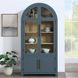 Magnolia Blue 4 Door Curio Cabinet