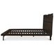 Madagascar Dark Brown Queen Platform Bed