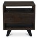 Madagascar Dark Brown 1 Drawer Nightstand
