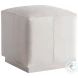 Aspen Cream Ottoman