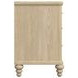 Haven Sun Oak 3 Drawer Nightstand with USB Charging