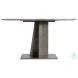 Equis Silver Travertine And Graphite Dining Table