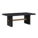 Aubrey Black 96" Extendable Rectangular Dining Table