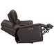 Easton Steamboat Brown Leather 76" Zero Gravity Power Reclining Loveseat with Console and USB Charging