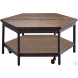 Ultimo Mocha And Black Lift Top Cocktail Table