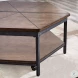 Ultimo Mocha And Black Lift Top Cocktail Table