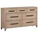 Breckenridge Medium Brown 7 Drawer Dresser