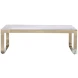 Aster Brass And Capiz Cocktail Table