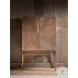 Theo Aged Brass Bar Cabinet