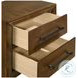 Ballard Walnut Brown 2 Drawer Nightstand