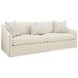 Casual Affair Beige Performance Fabric Loveseat
