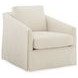 Casual Affair Beige Performance Fabric Accent Chair