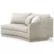 Fanciful Cream And Tonal Grey Sectional