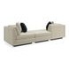 Fusion Beige 3 Piece Modular Sectional with Pillows