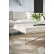 Pitch Perfect Creme Basket Weave Performance Fabric Sofa