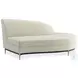 Three Company Cream Velvet Sectional