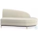 Three Company Cream Velvet Sectional