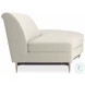 Three Company Cream Velvet Sectional