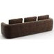 Overlap Dark Taupe 116" Sofa