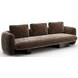 Overlap Dark Taupe 116" Sofa