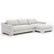 Devon Ivory 2 Piece Modular Sectional with RAF Chaise
