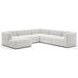 Rhythm Ivory 5 Piece Modular Sectional with LAF Chaise