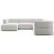 Rhythm Ivory 5 Piece Modular Sectional with LAF Chaise