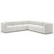 Rhythm Ivory 5 Piece Modular L Sectional