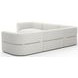 Rhythm Ivory 5 Piece Modular L Sectional