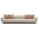 Seta Oatmeal 2 Piece Modular Sectional