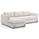 Counter Balance Birch 2 Piece Small Modular Sectional with LAF Chaise