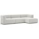 Rhythm Ivory 3 Piece Modular Sectional with RAF Chaise
