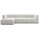 Rhythm Ivory 3 Piece Modular Sectional with LAF Chaise