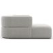 Rhythm Ivory 3 Piece Modular Sectional with LAF Chaise