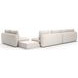 Overlap Ecru 4 Piece Modular Sectional