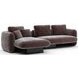 Overlap Dark Taupe Modular Sectional