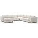Counter Balance Birch 4 Piece Large Modular Sectional with Ottoman