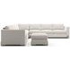 Counter Balance Birch 4 Piece Large Modular Sectional with Ottoman