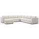 Counter Balance Birch 4 Piece Large Modular Sectional with Ottoman