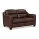 Upton Chestnut Leather Living Room Set