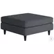 Truth or Dare Navy Blue Square 18" Cocktail Ottoman
