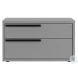 Carter Matte Gray Left Nightstand