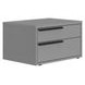 Carter Gray 2 Drawer Nightstand Set of 2