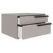 Carter Taupe 2 Drawer Nightstand Set of 2